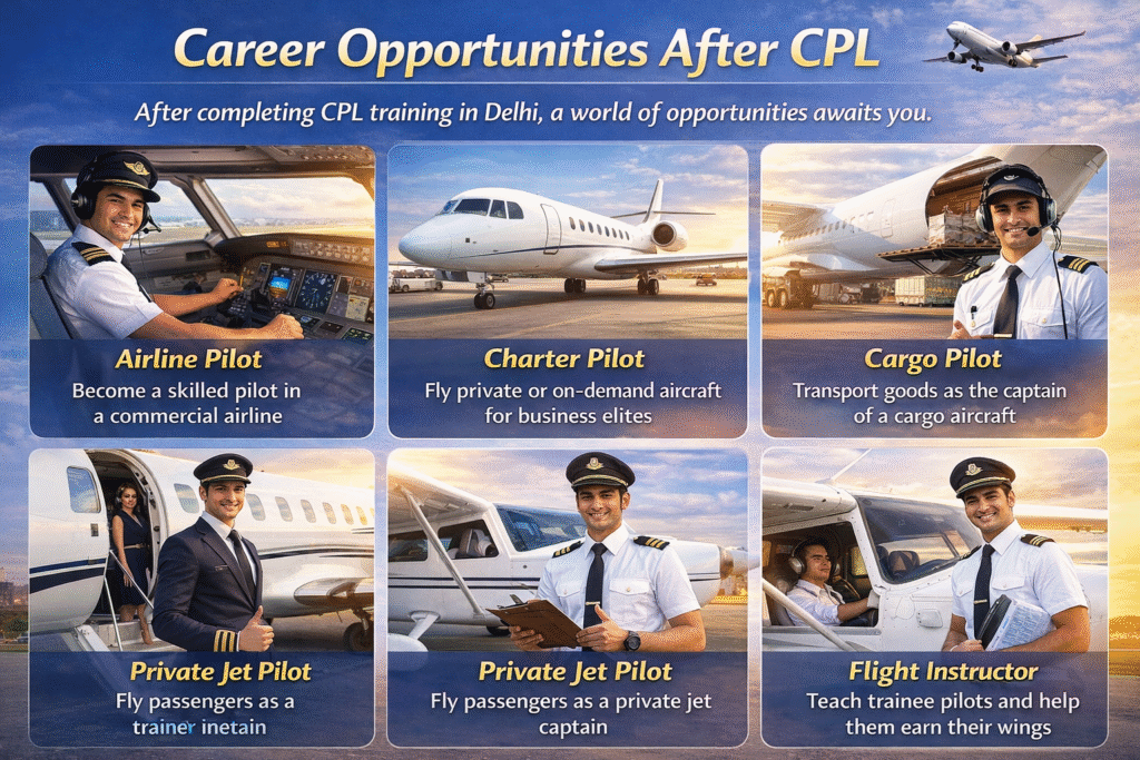 commercial pilot training in Delhi